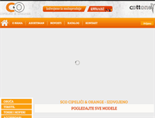 Tablet Screenshot of cipelici-orange.com